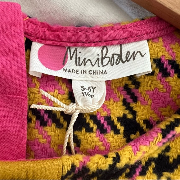 Mini Boden Retro Check Dress - Picture 8 of 8